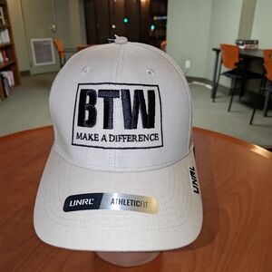 BTW Make A Difference Embroidered Logo Snapback Hat Cap New